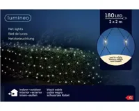 Lumineo Netverlichtingled 2x2m 180led warm wit - thumbnail
