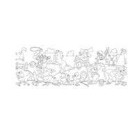 Info Notes Zelfklevende Tekenrol Boerderijleven 300mmx4m - thumbnail