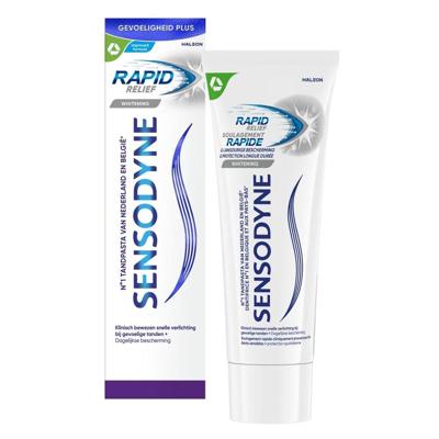 Tandpasta rapid relief whitening 75 Milliliter Tandpasta rapid relief whitening 75 Milliliter