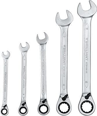 Brilliant Tools BT013205 BT013205 Ringsleutel met ratelset Sleutelbreedte (metrisch) 8 - 53 mm Brilliant Tools BT013205 BT013205 Ringsleutel met ratelset Sleutelbreedte (metrisch) 8 - 53 mm