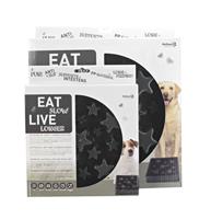 Eat Slow Live Longer Star Grijs L - thumbnail