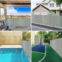 VidaXL Privacynet 75 g/m² 1,2x50 m hdpe groen en wit - thumbnail