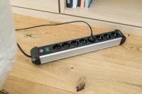Brennenstuhl 1391030800 Alu-Line PDU | Stekkerdoos | 16A met 8x Type F Stopcontacten | Aan/uit Schakelaar | 3 meter - thumbnail
