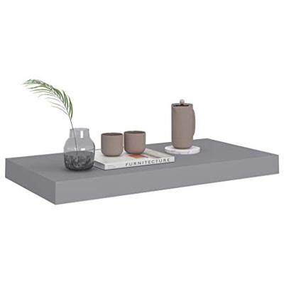 VidaXL Wandschap zwevend 50x23,5x3,8 cm mdf grijs VidaXL Wandschap zwevend 50x23,5x3,8 cm mdf grijs