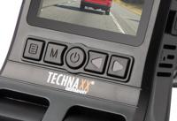 Technaxx FullHD Dual Dash Cam met 1080p, 120° voorkant en 480p, 80° binnencamera - Media afspelen, Bewegingsdetectie, Groothoeklens, Parkbewaking, Audio-opname - Dashcam TX-185 - thumbnail