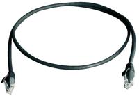 Telegärtner 100008519 RJ45 Netwerkkabel, patchkabel CAT 6 U/UTP 3.00 m Zwart Vlambestendig, Halogeenvrij 1 stuk(s) - thumbnail