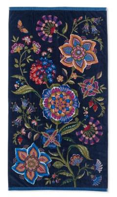 Pip Studio Pip Studio Viva la Vida Beachtowel - Donker Blauw 100x180 cm
