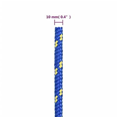 Boottouw 10 mm 500 m polypropyleen blauw Boottouw 10 mm 500 m polypropyleen blauw