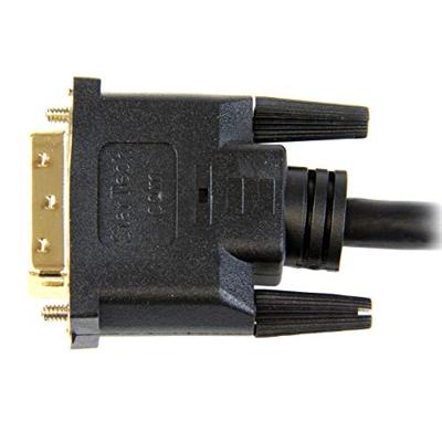 StarTech.com HDMI® naar DVI-D kabel 2m (mannelijk/mannelijk) - HDMI/DVI adapterkabel met vergulde contacten - HDMI/DVI videokabel zwart