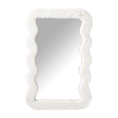 Spiegel teddy wave - beige - 26x30 cm