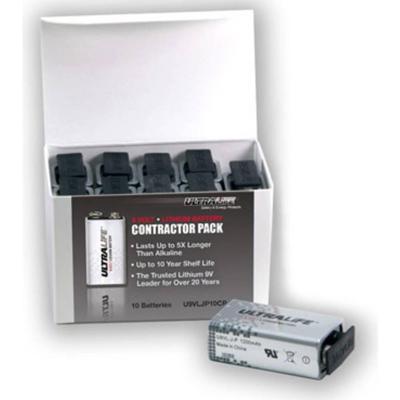 Ultralife U9VL-J-P 6LR61 9V batterij (blok) Lithium 1200 mAh 9 V 10 stuk(s) Ultralife U9VL-J-P 6LR61 9V batterij (blok) Lithium 1200 mAh 9 V 10 stuk(s)