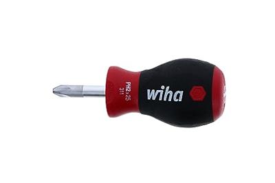Wiha Schroevendraaier | maat PH 2 | klinglengte 25 mm | meercomponentengreep | ronde kling | 1 stuk - 26969 26969
