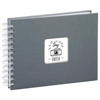 Hama Spiraalalbum Fine Art 24 X 17 Cm 50 Witte Pagina&apos;s Grijs - thumbnail