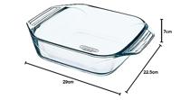 Pyrex optimum braadslede ovenschaal vierkant glas 23cm - thumbnail