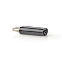 Nedis CCGP60910BK Adapter Usb 2.0 Type-c Male - Micro B Female Zwart - thumbnail