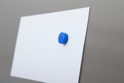 MAUL magneet Solid, 15 mm, trekkracht 150 gr, doos van 10 stuks, blauw