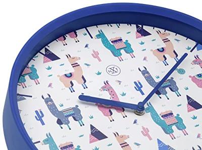 NeXtime NX-7352 Wandklok NXt Alpalca Dia 30cm Kunststof Blauw