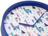 NeXtime NX-7352 Wandklok NXt Alpalca Dia 30cm Kunststof Blauw - thumbnail