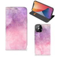 Bookcase iPhone 12 Pro Max Pink Purple Paint - thumbnail