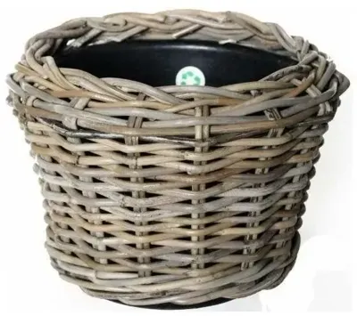 Plantenmand Drypot Rotan Grijs Ø32cm