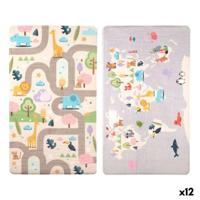 Kinderdeken Gift Decor dieren 140 x 0,6 x 80 cm Multicolour (12 Stuks) - thumbnail