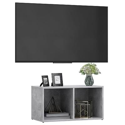 VidaXL Tv-meubel 72x35x36,5 cm bewerkt hout betongrijs