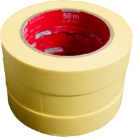 Werkzeyt schilderstape 25mm x 5m 3st - b22299 - thumbnail