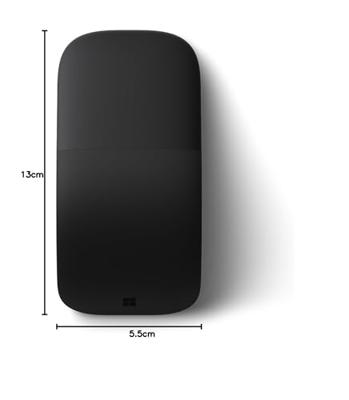 Microsoft Surface Arc Muis Bluetooth BlueTrack Zwart 2 Toetsen 1200 dpi Microsoft Surface Arc Muis Bluetooth BlueTrack Zwart 2 Toetsen 1200 dpi