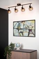 Lucide MAREN - Plafondspot - 4xE14 - Zwart - thumbnail