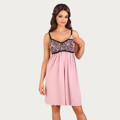 Lupoline Zwangerschapsjurk / Voedingsjurk Black and Pink