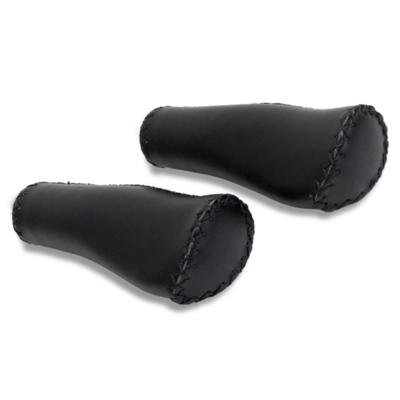 Selle Orient lederen handvatten set zwart 130 mm