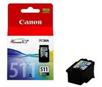 Originele inkt cartridge Canon CL-511 Colour Cyaan/Magenta/Geel - thumbnail