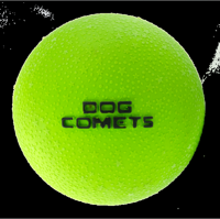 Dog Comets Ball Stardust Groen M 2-pack - thumbnail