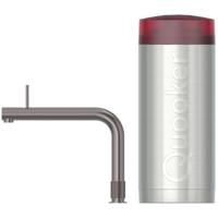 Quooker Front Keukenkraan Set - Kokend Warm- en Koud Water - Gunmetal - Inclusief COMBI Reservoir - thumbnail