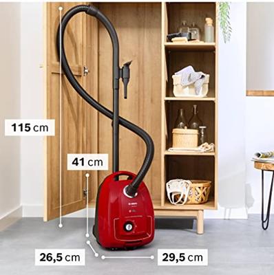 Bosch Staubsauger mit Beutel, Serie 4, rot Stofzuiger met zak Bosch Staubsauger mit Beutel, Serie 4, rot Stofzuiger met zak