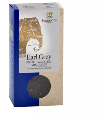 Sonnentor Earl grey zwarte thee los bio 90 Gram