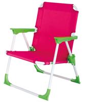 Eurotrail campingstoel kids nicky - roze/ groen - thumbnail