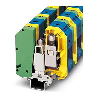 Phoenix Contact 3009176 Installatierandaardeklem 50 mm Schroeven Groen, Geel 5 stuk(s)