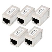 Digitus DN-93905-5 Digitus CAT 6A modulaire koppeling, afgeschermd - 5 stuks DN-93905-5 RJ45, behuizing (koppeling) Aantal polen (sensoren) 8 Zilver 5 stuk(s) - thumbnail