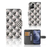 Apple iPhone 12 Mini | Telefoonhoesje | Met pasjeshouder | Salamander Grey - thumbnail