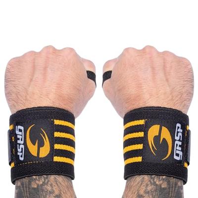 GASP Hardcore Wrist Wraps Black/Yellow