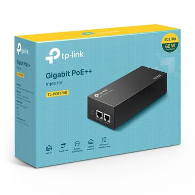 TP-LINK TL-POE170S PoE adapter & injector Gigabit Ethernet TP-LINK TL-POE170S PoE adapter & injector Gigabit Ethernet