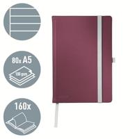 Leitz 44851028 Notitieboek Gelinieerd Granaatrood Aantal paginas: 80 DIN A5 - thumbnail