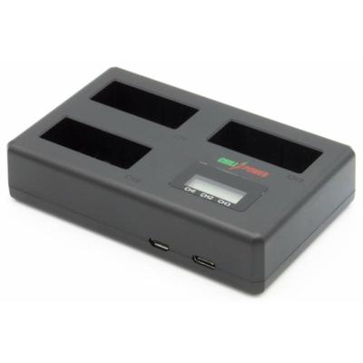 ChiliPower Canon LP-E8 Triple Lader - Laadt 3 accu's, ook tegelijkertijd ChiliPower Canon LP-E8 Triple Lader - Laadt 3 accu's, ook tegelijkertijd