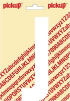 Plakletter Nobel Sticker letter J wit Pickup - Pickup - thumbnail