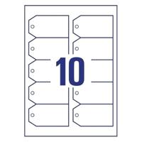 Avery-Zweckform T2002-10 Labels 90 x 50 mm Karton Ultra-wit 100 stuk(s) Niet hechtend Laser (kleur), Laser (zwart/wit) - thumbnail