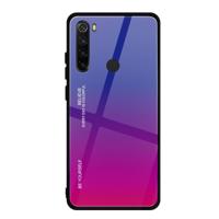 Voor Xiaomi Redmi Note 8 gradiënt kleur glas geval (donkerblauw) - thumbnail