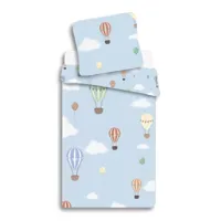 Luchtballon dekbedovertrek 100 x 135 Cm Katoen - thumbnail
