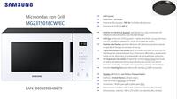 Magnetron met Grill Samsung MG23T5018CW Wit 800 W 23 L - thumbnail
