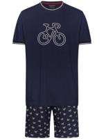 Heren shortama fiets katoen - thumbnail